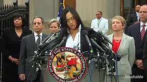 Watch the announcement of the six Baltimore officers charged in the Freddie Gray homicide. Learn more here: http://on.mash.to/1EVYJ4f | Mashable