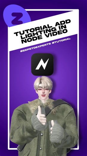 How to Add Lighting in Node Video - Zepeto Tutorial