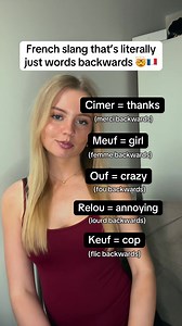 Verlan😭🇫🇷 which one surprised you most? ⬇️ #learnfrench #frenchslang #languagelearning