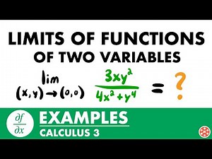 Limits of Functions of Two Variables Examples | Calculus 3 - JK Math