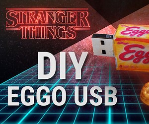 ''STRANGER THINGS'' DIY Polymer Clay EGGO USB - Back to School Craft