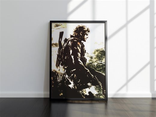 Metal Gear Solid V Poster | Video Game Prints | Fast Shipping | Gaming Artworks | Gamer Room Wall Decor | Video Game Posters | Wall Art | - Etsy