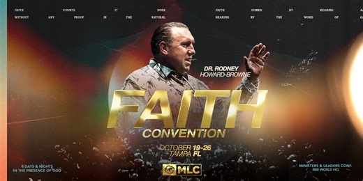 This October, join Dr. Rodney Howard-Browne for Faith Convention 2025 — our Fall Ministers & Leaders Conference with a special theme of Faith — 8 days dedicated to stirring up the gift of faith, walking in the supernatural, and seeing God move in your life like never before. Register Now to claim your free seat. Register @ faith.revival.com | Rodney & Adonica Howard-Browne