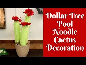 Everyday Crafting: Pool Noodle Cactus