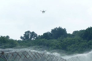Camera or drone video can help identify center pivot sprinkler repairs