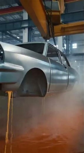 Industrial Acid Dip Removes All Rust from Car Body 🚗✨