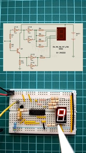 Punta Lógica con el 74LS04.🧑‍🔧🚗 Para uso en electrónica digital, automotriz, entre otros. #pelectronicec #electronicabasica #electronicadigital #electricidadautomotriz #ingenieriaelectronica #diyprojects #lifestyle | Pelectronic - EC