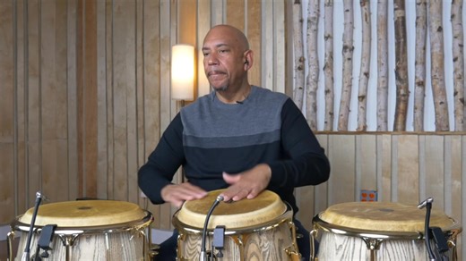Essential three drum tumbao building blocks 🛠 • Watch the full Masterclass George Delgado FREE: CongaChops.com/masterclass-previews-gd • Puedes ver la Masterclass de George Delgado GRATIS: CongaChops-es.com/masterclass-previews-gd | Conga Chops - Paulo Stagnaro