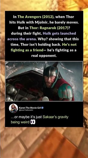 #trend Thor Was Holding Back… Until Ragnarok 😳#marvel #mcu