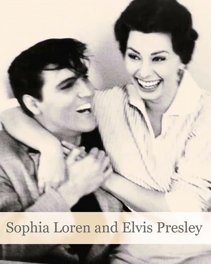 Sophia Loren and Elvis Presley #shorts #SophiaLoren #ElvisPresley