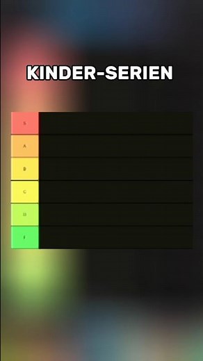 KINDER-SERIEN TIERLIST