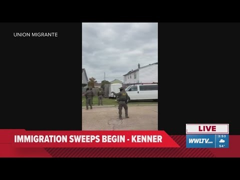 Witness: ICE agents pull up to Kenner home, take 1 as construction stops