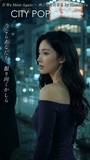 【オリジナル曲】If We Meet Again | 再び会ったなら | シティポップ | 80年代シティポップ | Hazaki Yu Official | 大人のJポップ