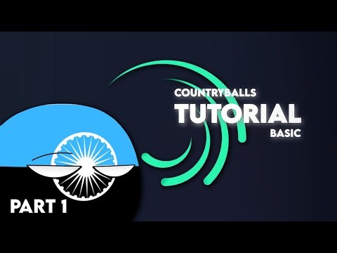 Countryballs tutorial || How to make countryballs animation || Alight motion/After motion