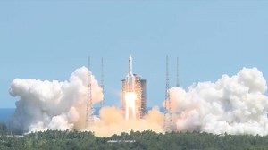 China on Sunday launched Wentian, the first lab module of its space station. The new module will function both as a backup of the core module and as a powerful scientific experiment platform. #GLOBALink | China Xinhua News