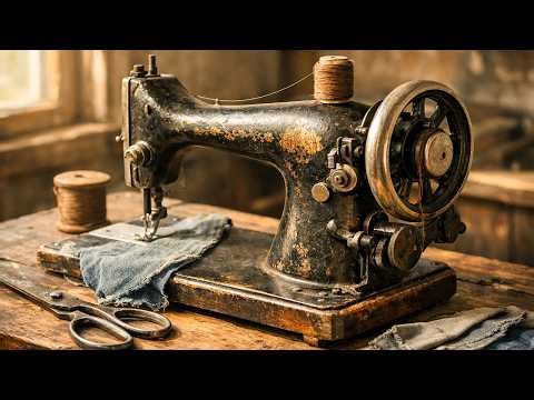 Restoring a Forgotten Vintage Sewing Machine to Perfection