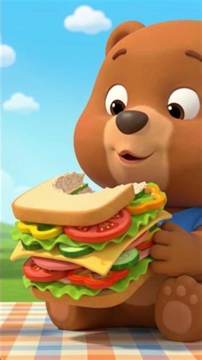 Little Bear Eats So Well 🐻🍯 | Yummy Food Song for Kids | Funny Bear Eating Song