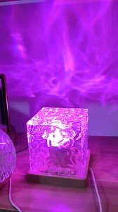 Northern Lights Ocean Wave Projector Light 16 Colors Rotating Flame Water Ripple Lamp Wave Night Light with Remote Control