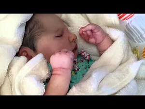 First Feeding! Crying for a bottle! Moving baby! Reborn Baby Doll! Fussy Newborn Baby! Fake Baby!