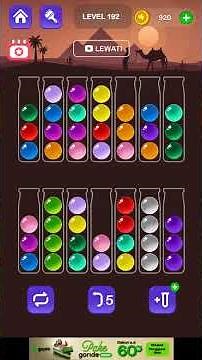 Ball Sort Master Answer Level 191 #ballsort #shorts #gameplay #puzzle