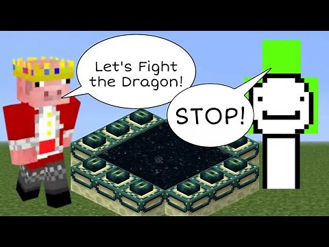 Technoblade trolls Dream on the Dream SMP