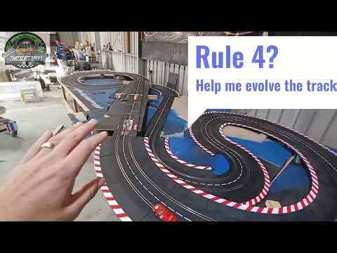 Lets build a small footprint Carrera slot car tracks