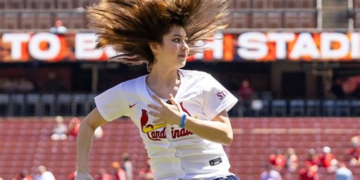 Before winning Olympic gold, Alysa Liu spun -- literally -- a sick first pitch