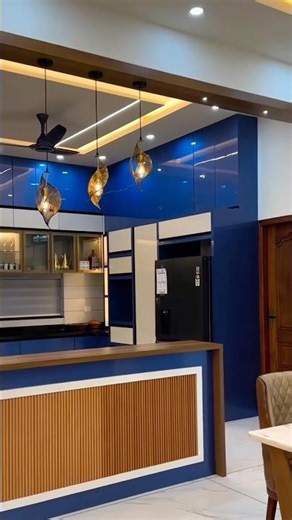 The Most Stunning Blue Luxury Kitchen On The Internet 🔥