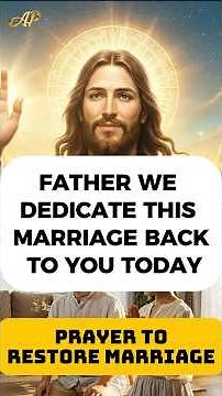 POWERFUL Marriage Restoration Prayer | Stop Divorce & Save Your Marriage NOW. #prayer #miracle