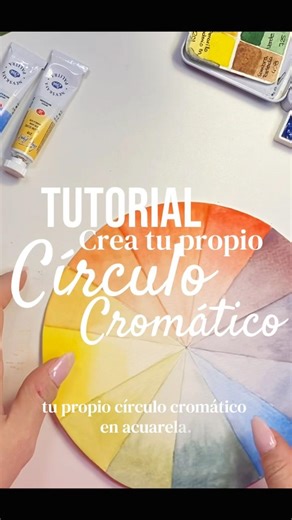 Círculo cromático #watercolorbeginner #colortheory #colorwheel #watercolormixing #paintingtips #art