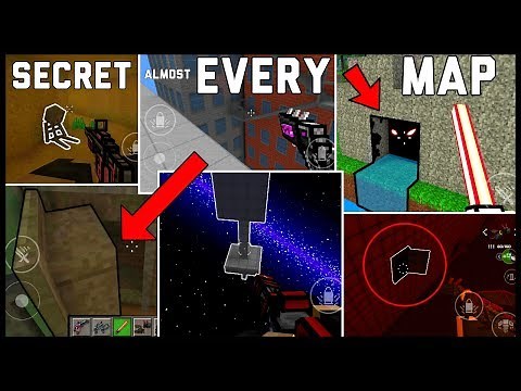 Secret Locations On (almost) Every Map - Pixel Gun 3D