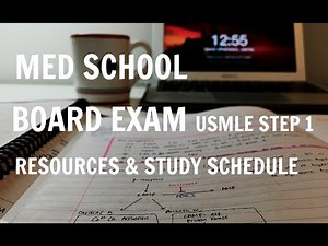 Life in Med School: Resources and Study Schedule for USMLE Step 1 | Med School Student VLOG