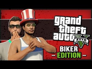GTA 5: Biker Gang, Road Trip Adventure, Weird Fruit, Gas Station & More! (Comedy Gaming)