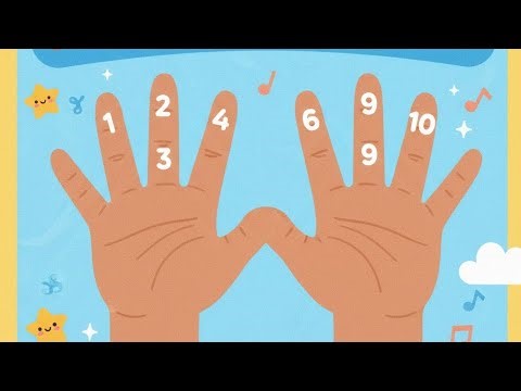 Count to 10 with Me! 🖐️✨ Fun Finger Counting for Toddlers