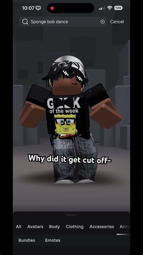 It got cut off- #spongebob #song