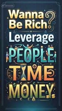 Wanna Be Rich? Leverage People, Time & Money