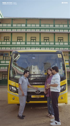 224K views · 502 reactions | “Matlab yeh bus bachchon ki Suraksha karna janti hai.” Kyunki yahi toh hai Tata ka bharosa. 29 safety features ke saath, Tata School Buses aur Vans banaye aapka aur aapke bacche ka Har Din Happy. Watch how Tata Motors is making every school journey brighter. #TataMotors #TataMotorsBuses #HarDinHappy #BetterAlways | Tata Motors Buses and Vans | Facebook