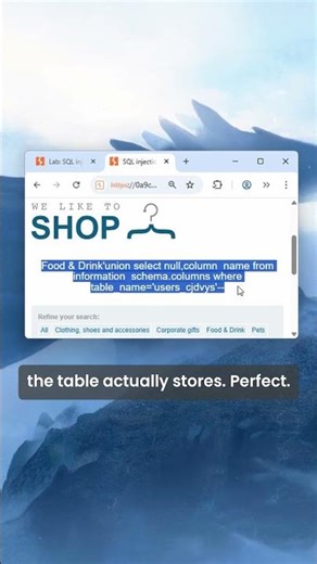 sql injection pt 7 #sqlinjection #cybersecurity