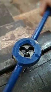screw threading in work Shop