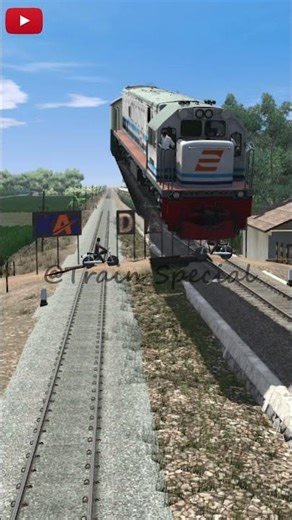 Kereta Api Hampir Anjlok dan Kecelakaan Di Perbatasan Rel | Game Kereta Api