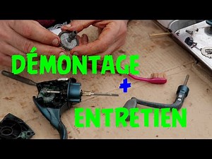 To clean, dismantle and repair a reel of fishing spinning, sea surfcasting