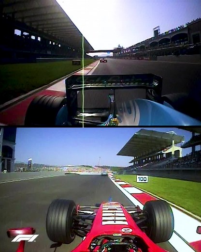 Fernando Alonso and Michael Schumacher's title tussle was in full flow at the 2006 Turkish Grand Prix ⚔️🤩 | F1