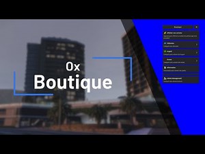 Ox Boutique - [PAID] - ESX/QB - [FiveM Script]