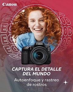 Conecta con el mundo y demuéstrale lo que tu ojo ve. 👀 La EOS 90D es perfecta para un enfoque preciso, versátil y completo. 📷 ¡Enamórate de ella dando clic aquí: https://bit.ly/3seqiD3! | Canon