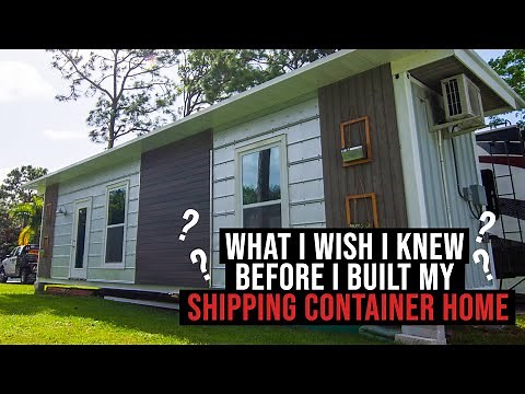 What I wished I knew before building my Shipping Container Home