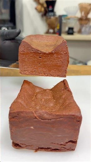A rich, melt-in-your-mouth chocolate terrine #japanesefood