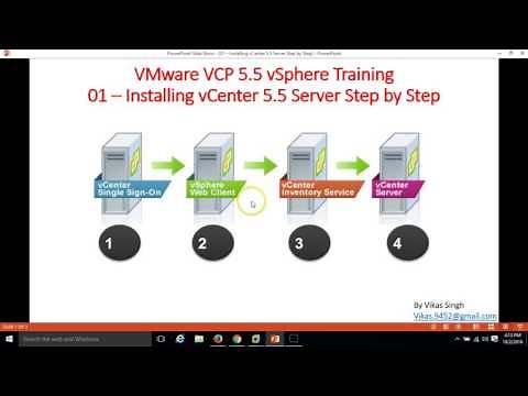 VMware VCP 5.5 : 01 – Installing vCenter 5.5 Server Step by Step