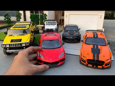 Mini American Cars Diecast Model Collection 1/18 Scale | Miniature Automobiles