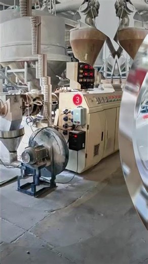 🎥 From Production Line to Finished Granules — PVC Materials in Action