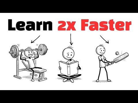 How to Actually Learn 2x Faster (No Talent Needed)